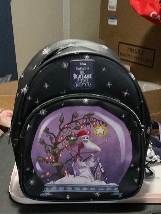 Disney Handbags - Disney The Nightmare Before Christmas Mini Backpack - Black & Purple
